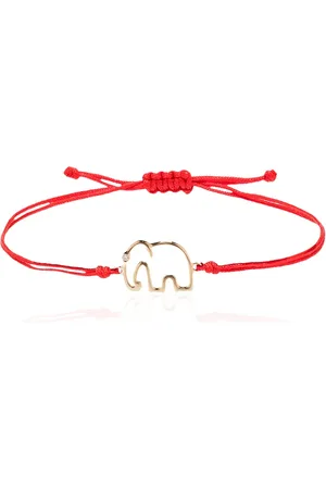 YVONNE LÉON Elefant-armbånd i 9 karat guld med diamanter