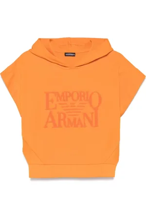 Emporio Armani Strand-hættetrøje med frottélogo