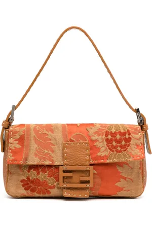 Fendi Baguette taske i brokade