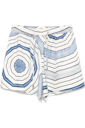 Sandro X Louise Bourgeois shorts med geometrisk tryk