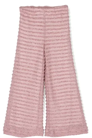 LA STUPENDERIA Bukser med svaj og lurex-detalje