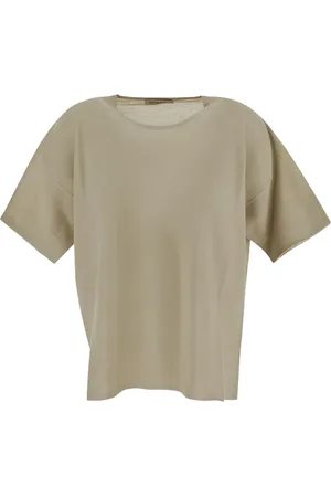 GENTRYPORTOFINO Finstrikket T-shirt