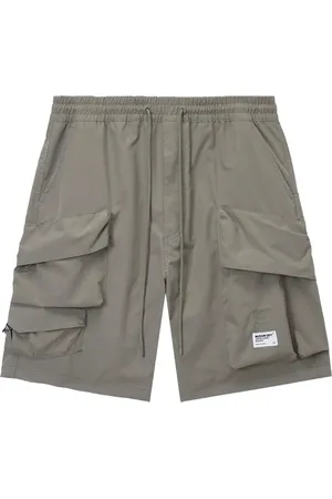 Musium Div. Bermuda-shorts med broderet logo