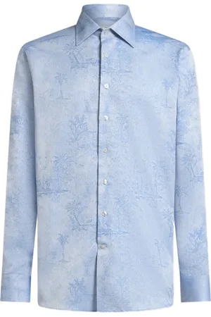 Etro Safari-jacquard skjorte