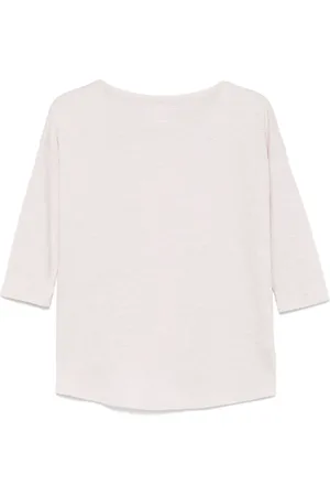 Majestic T-shirt med slub-tekstur