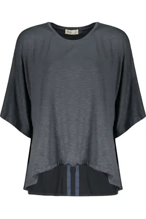 HERNO T-shirt med brede ærmer