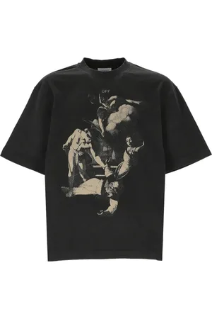 OFF-WHITE T-shirt med Martyrdom-tryk
