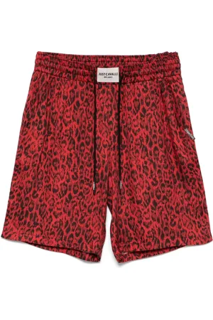 Roberto Cavalli Shorts med leopardtryk
