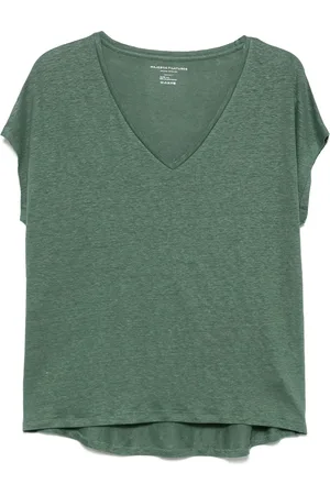 Majestic T-shirt med slub-tekstur