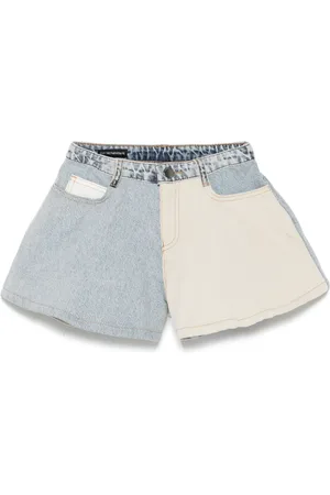 Emporio Armani Denimshorts med kontrastpanel