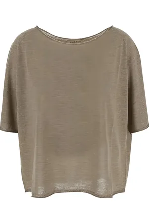 GENTRYPORTOFINO Finstrikket T-shirt
