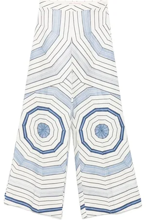 Sandro X Louise Bourgeois bukser med geometrisk tryk