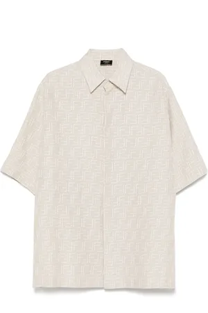 Fendi Skjorte med heldækkende FF-jacquard