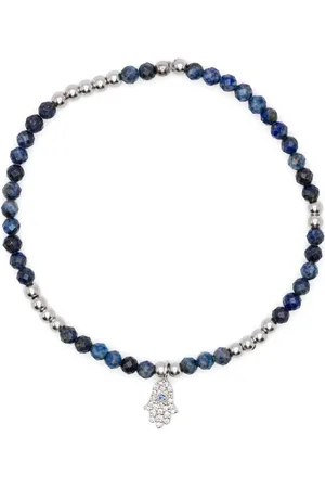 ANIL ARJANDAS Mini Hamsa armbånd i 18 karat hvidguld med diamanter