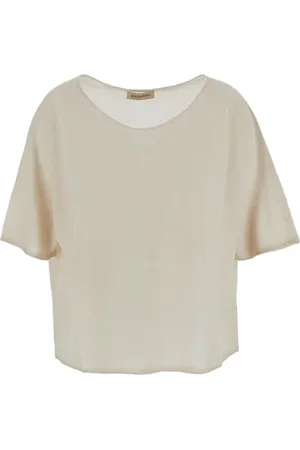 GENTRYPORTOFINO Finstrikket T-shirt