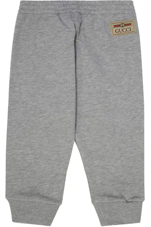 Gucci Filtede joggingbukser med logoapplikation
