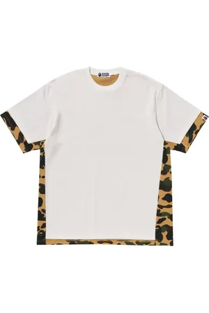 A Bathing Ape T-shirt med camo-paneler