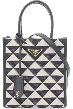 Prada Mini Symbole Triangolo two-way håndtaske fra 2010