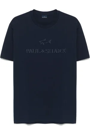 Paul & Shark T-shirt med logobroderi