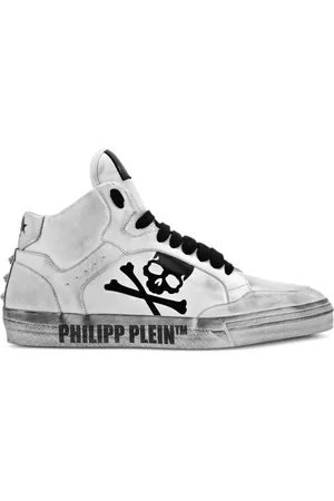 Philipp Plein Retrokickz sneakers i finish med slitageeffekt