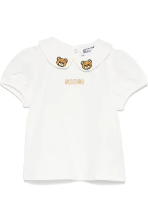 Moschino T-shirt med bamse-broderi
