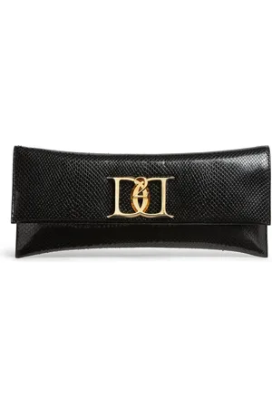 Dsquared2 Clutch i læder med logoplade
