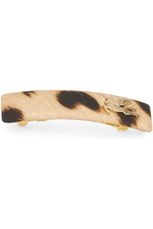 Etro Hårspænde med leopardtryk