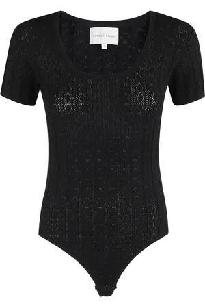 Loulou de Saison Kortærmet strikket bodysuit