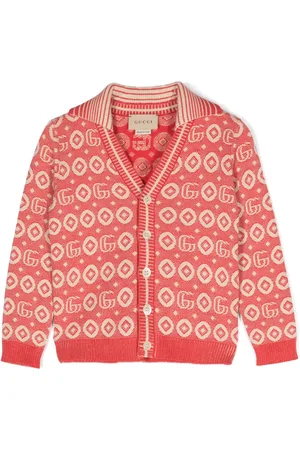 Gucci Ribbet cardigan med dobbelt G-mønster