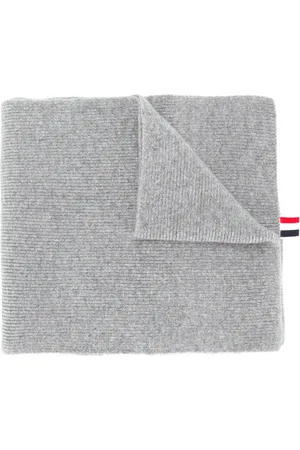 Thom Browne Ribbet tørklæde i kashmir