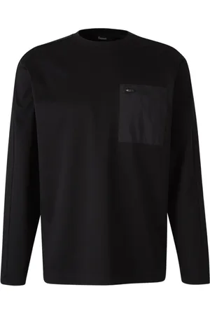 HERNO T-shirt i bomuld med lomme