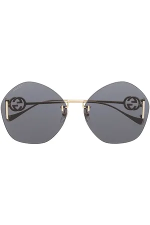 Gucci Solbriller uden stel med graveret logo