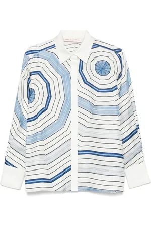 Sandro X Louise Bourgeois silkeskjorte med tryk