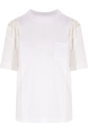 SACAI T-shirt med paneler