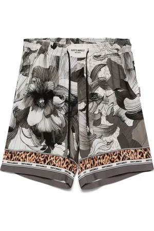 Roberto Cavalli Shorts med blomstertryk