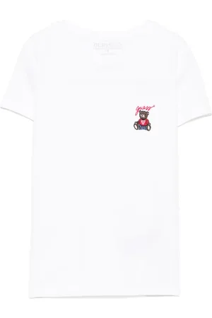 Guess T-shirt med logobroderi