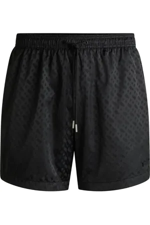 HUGO BOSS Badeshorts med monogram-tryk