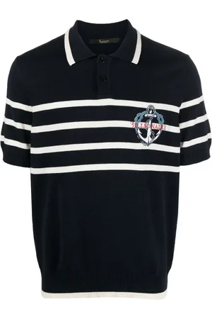 BILLIONAIRE Stribet polo med broderet logo