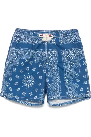 MC2 SAINT BARTH Badeshorts med bandana-tryk