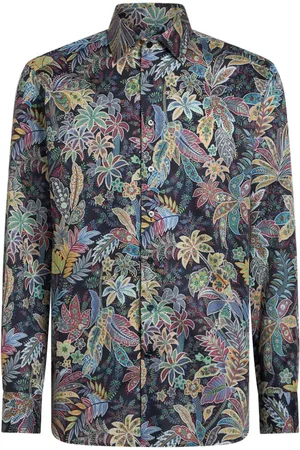 Etro Skjorte med botanisk tryk