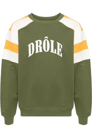 Drôle de Monsieur Sweatshirt med broderet logo