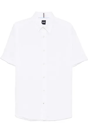 HUGO BOSS Skjorte med broderet logo
