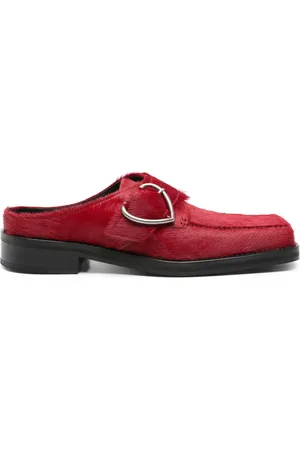 MARTINE ROSE Loafers med firkantet tå og spænde