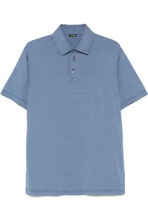 Kiton Polo med meleret effekt