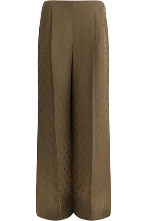 Fendi Bukser i jacquard med blomstermønster