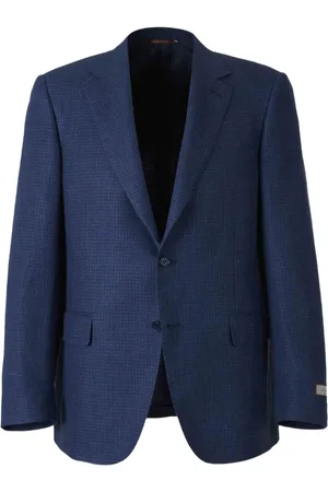 CANALI American blazer med houndstooth-mønster