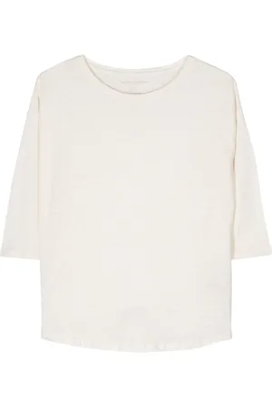 Majestic T-shirt med bådudskæring