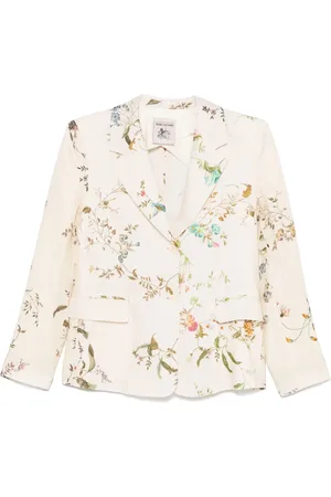 SEMICOUTURE Blazer med blomstertryk