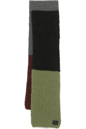 Paul Smith Strikket tørklæde med colourblocking