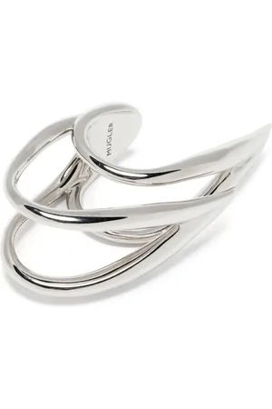 MUGLER V ring med poleret finish